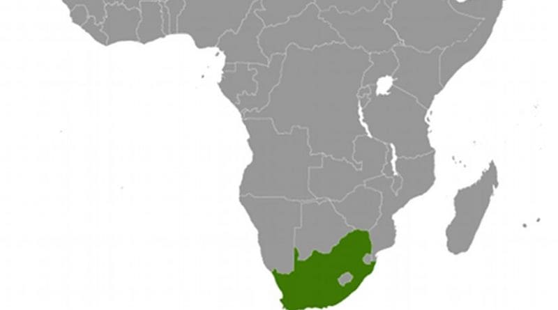 Location of South Africa. Source: CIA World Factbook.