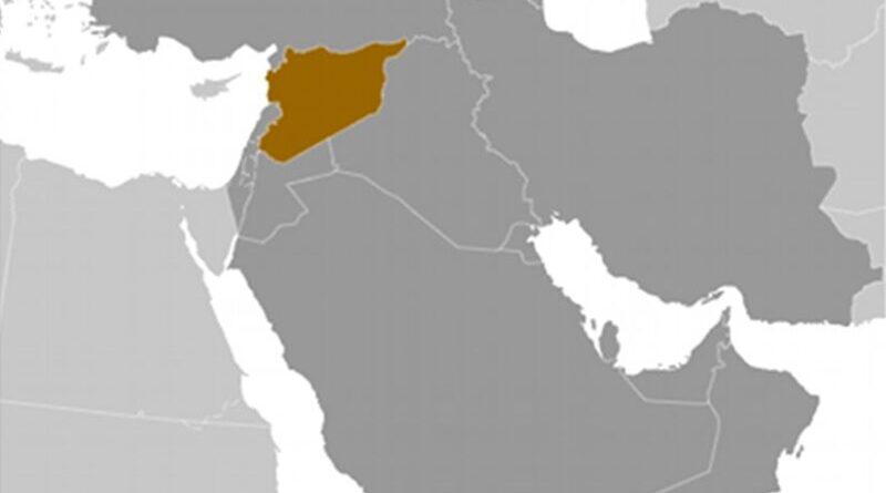 Location of Syria. Source: CIA World Factbook.