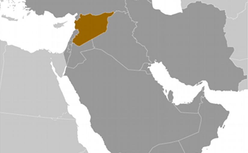 Location of Syria. Source: CIA World Factbook.