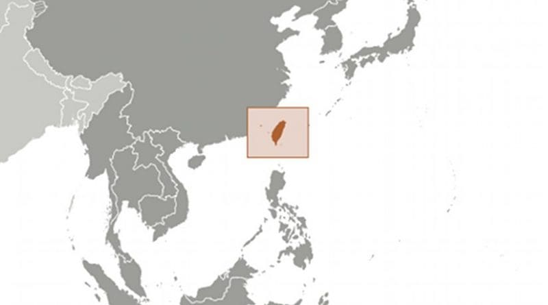 Location of Taiwan. Source: CIA World Factbook.