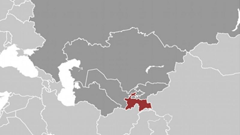 Location of Tajikistan. Source: CIA World Factbook.