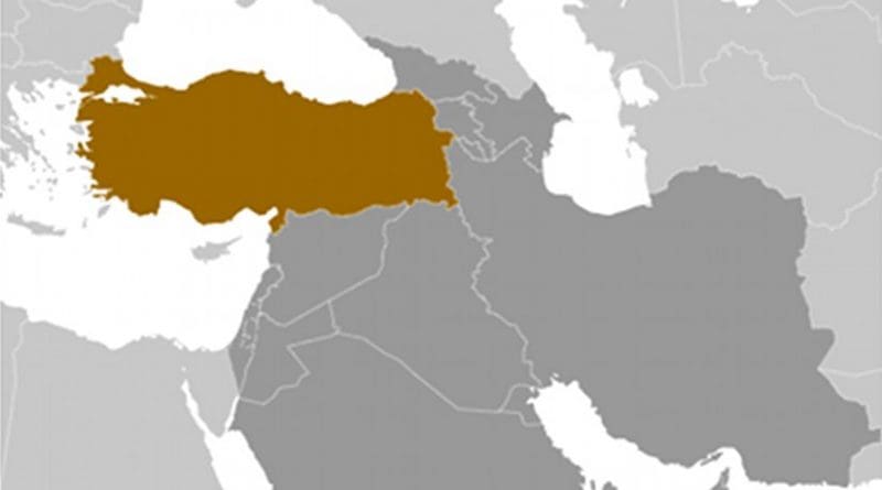 Location of Turkey. Source: CIA World Factbook.