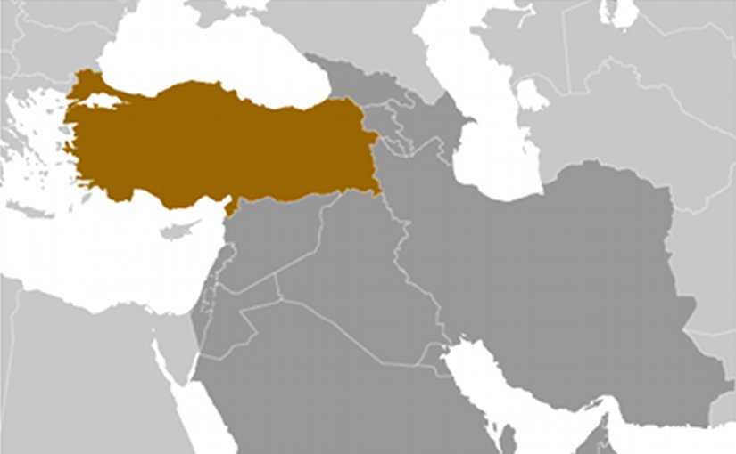 Location of Turkey. Source: CIA World Factbook.