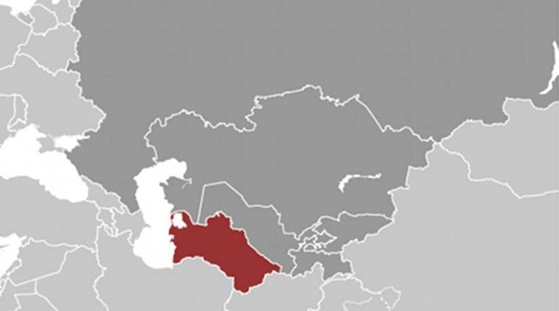 Location of Turkmenistan. Source: CIA World Factbook.