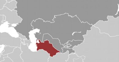 Location of Turkmenistan. Source: CIA World Factbook.