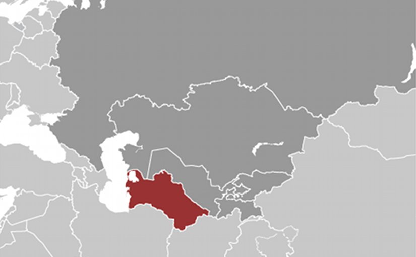 Location of Turkmenistan. Source: CIA World Factbook.