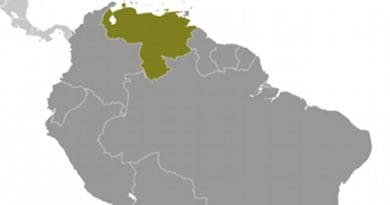 Location of Venezuela. Source: CIA World Factbook.
