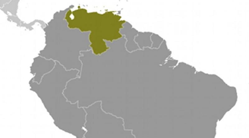 Location of Venezuela. Source: CIA World Factbook.