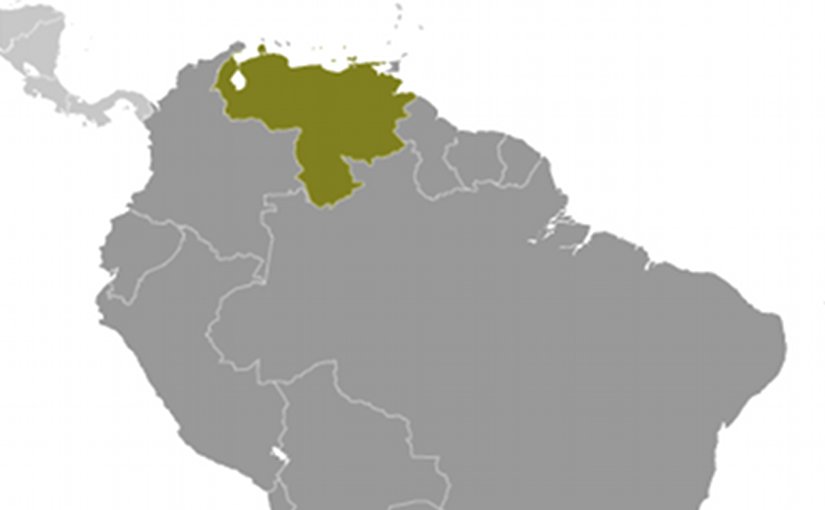 Location of Venezuela. Source: CIA World Factbook.