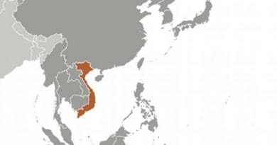Location of Vietnam. Source: CIA World Factbook.
