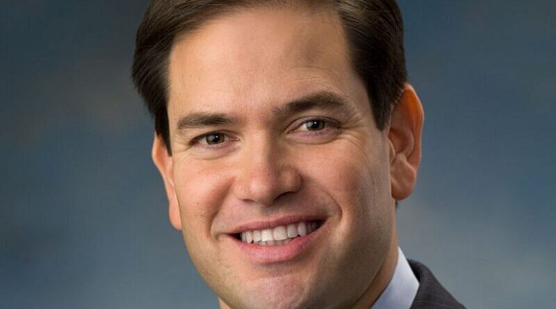 Marco Rubio. Source: Official portrait US Senate.