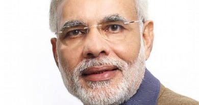 India's Narendra Damodardas Modi. Photo from Narendra Modi's social networks, Wikipedia Commons.