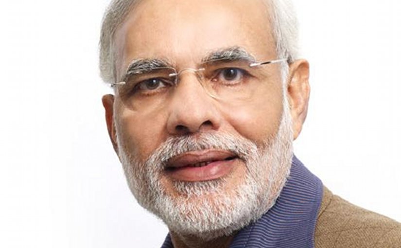 India's Narendra Damodardas Modi. Photo from Narendra Modi's social networks, Wikipedia Commons.