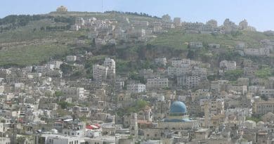 Nablus, West Bank, Palestine. Photo by Al Ameer son, Wikipedia Commons.