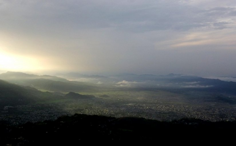 Nepal landscape.