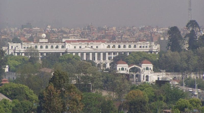 Singha Durbar, the seat of Nepal's government. Photo by Sigismund von Dobschütz, Wikipedia Commons.