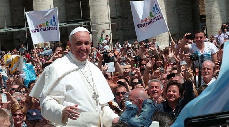 Pope Francis. Photo by Edgar Jiménez, Wikipedia Commons.