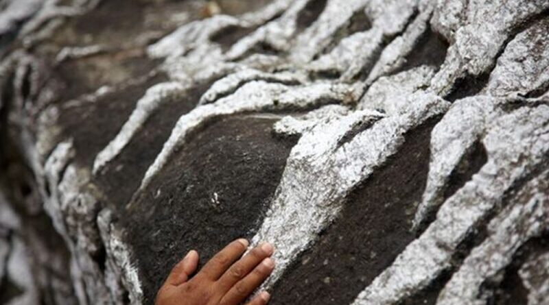 Prayer stone in Nepal