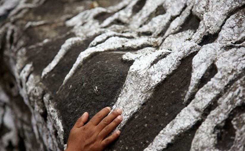 Prayer stone in Nepal