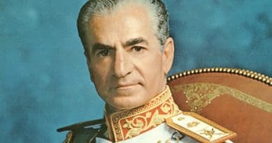 Mohammad Reza Pahlavi - late Shah of Iran. Photo Credit: Ghazarians, Wikipedia Commons.