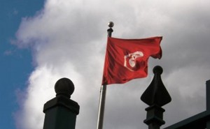 Tunisia's flag.