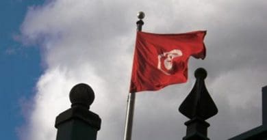Tunisia's flag.