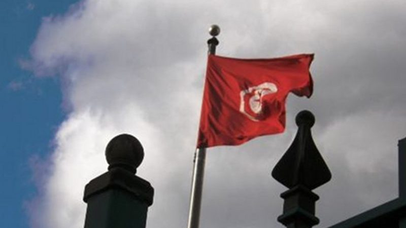 Tunisia's flag.