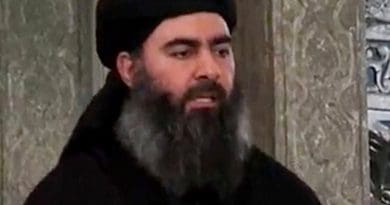 Islamic State's Abu Bakr al-Baghdadi. Photo by Al-Furqān Media, official media arm of Islamic State terrorist group.