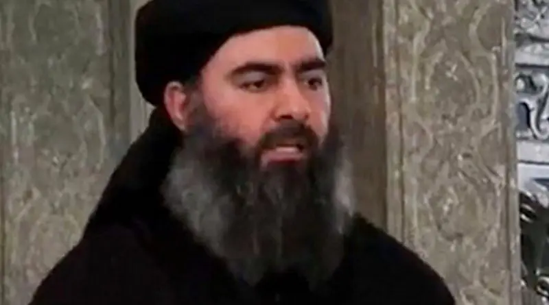 Islamic State's Abu Bakr al-Baghdadi. Photo by Al-Furqān Media, official media arm of Islamic State terrorist group.