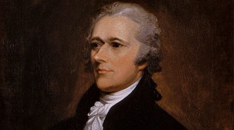 Alexander Hamilton portrait by John Trumbull 1806