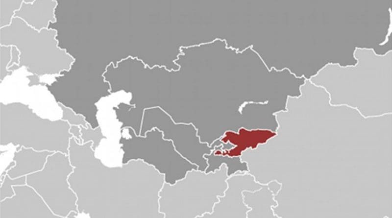 Location of Kyrgyzstan. Source: CIA World Factbook.