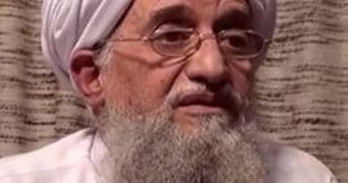 Ayman al-Zawahiri, leader of al-Qaeda. Credit: Screenshot taken from video, Wikipedia Commons.