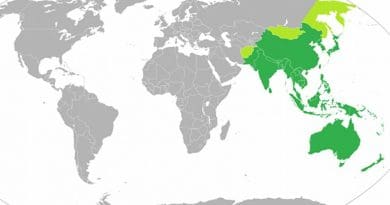 Asia-Pacific region. Source: Wikipedia Commons.