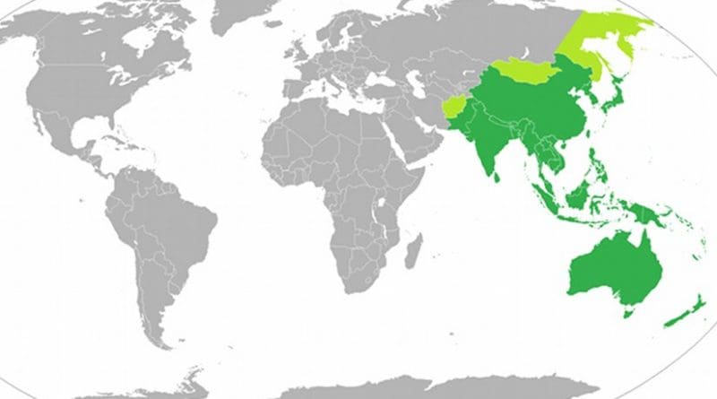 Asia-Pacific region. Source: Wikipedia Commons.