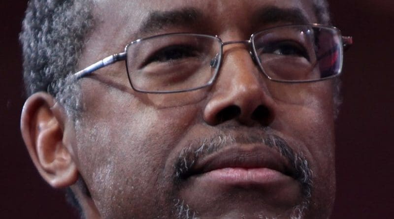 Ben Carson. Photo by Gage Skidmore, Wikipedia Commons.