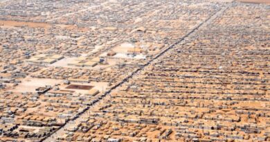 Zaatari camp for Syrian refugees in Jordan. Photo Credit. U.S. Department of State, Wikipedia Commons.
