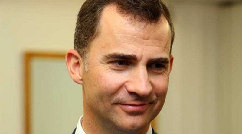 King Felipe VI of Spain. Photo by Michał Koziczyński, Wikipedia Commons.