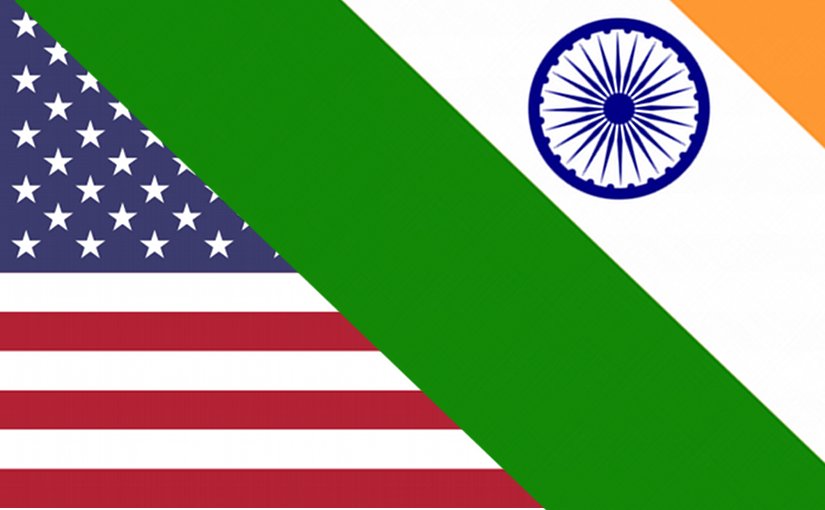 Flags of India and United States