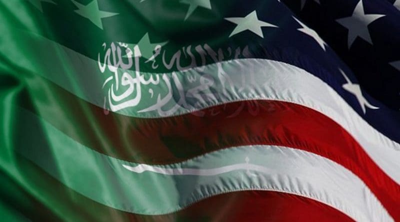 Flags of Saudi Arabia and United States