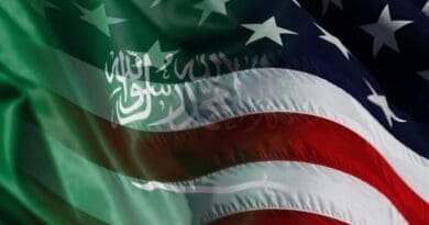 Flags of Saudi Arabia and United States