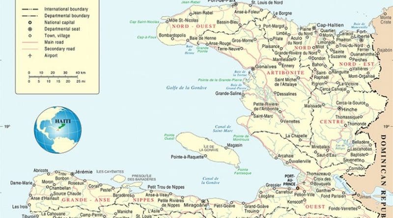 Map of Haiti. Source: United Nations.