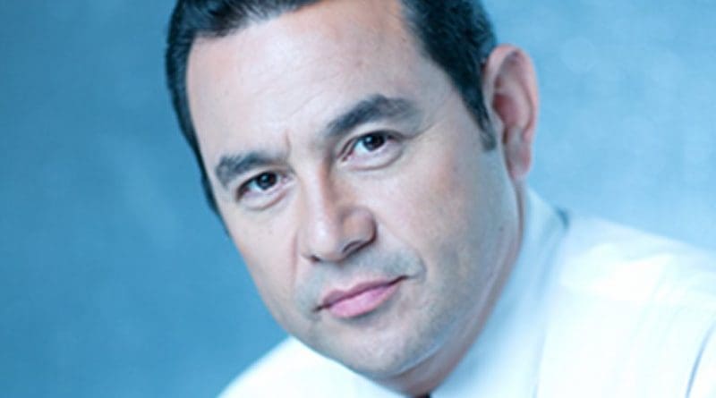 Guatemala's Jimmy Morales. Photo Credit: Wikimedia Commons.