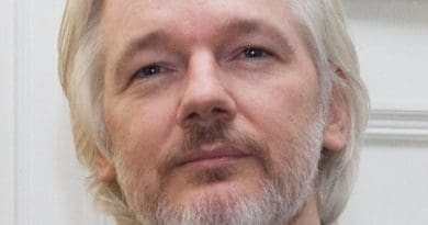 Julian Assange. Photo by David G Silvers, Wikipedia Commons.