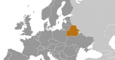 Location of Belarus. Source: CIA World Factbook.