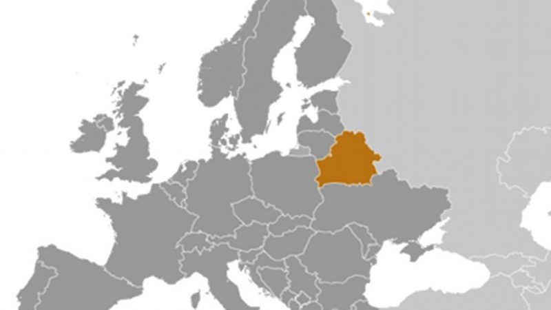 Location of Belarus. Source: CIA World Factbook.