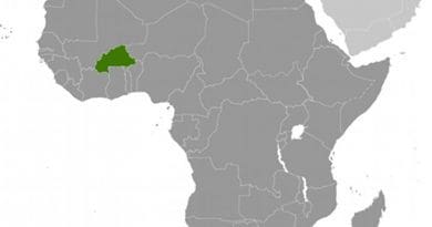 Location of Burkina Faso. Source: CIA World Factbook.