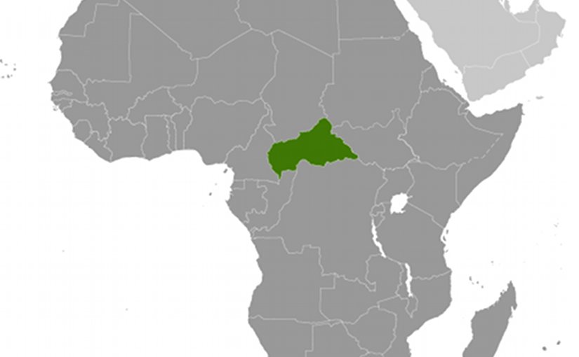 Location of Central African Republic. Source: CIA World Factbook.