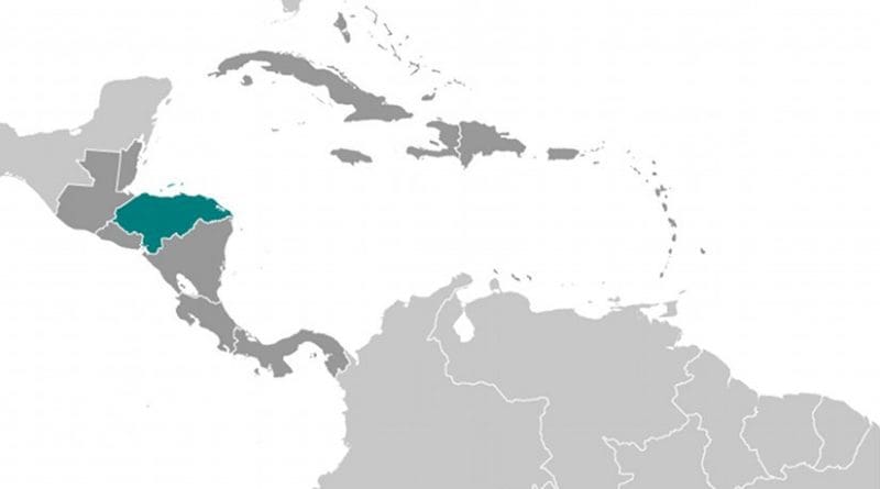 Location of Honduras. Source: CIA World Factbook.