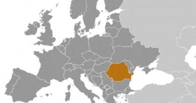 Location of Romania. Source: CIA World Factbook.