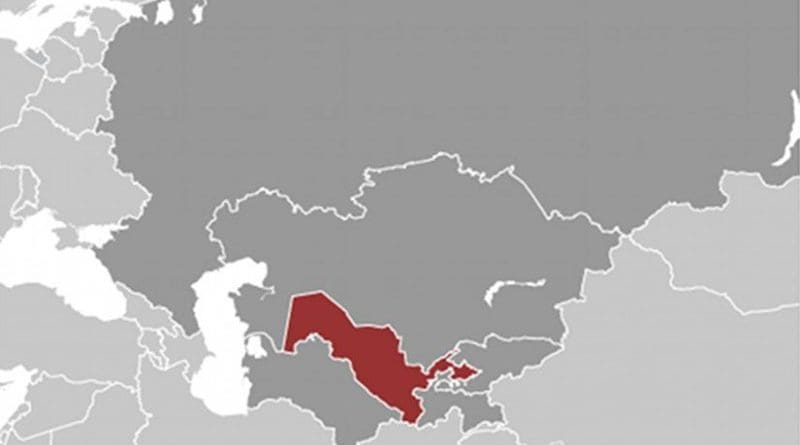 Location of Uzbekistan. Source: CIA World Factbook.